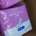 Amazon Basics Incontinence Pads for Women, Postpartum, Long, Bladder Control, Moderate Absorbency, Unscented, 108 Count (2 Packs of 54)