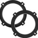 NuIth Front Rear 6.5 inch Door Speaker Adapter Spacer Ring for 2004-2009 KIA/2010-2013 Hyundai, 6.5"-6.75 Speaker Adapter Brackets for Aftermarket Speaker Installation