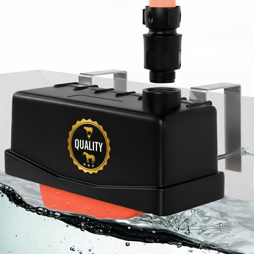 Float Valve for Water Tank - Water Tank Float Valves & Water Trough Float Valve Waterer, Pond, Pool, Fountain - Automatic Livestock Waterer for Cattle, Goat, Chicken, Horse - 3/4" Hose Connector Float Valve for Water Tank - Water Tank Float Valves & Water Trough Float Valve Waterer, Pond, Pool, Fountain - Automatic Livestock Waterer for Cattle, Goat, Chicken, Horse - 3/4" Hose Connector