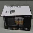 Proctor Silex Durable Electric Vegetable Chopper & Mini Food Processor for Chopping, Puree & Emulsify, 1.5 Cup, Black