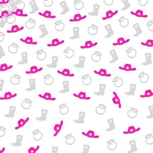 150Pcs Western Bachelorette Party Decorations, Glitter Cowgirl Last Rodeo Table Decor ConfettiLet's Go Girls Paper Scatters, Western Bridal Shower Party Supplies