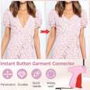 Stitch Gun for Clothes, Tagging Gun for Clothing, Micro Handheld Tag Gun Quick Stitch Sewing Gun, Portable Quick Clothing Fixer Hemming Tool Includes 6 Needles and 1000 Black White Fasteners