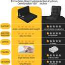 Outdoor Cushions for Patio Furniture, Outdoor Seat and Back Cushion, Waterproof Hampton Bay Deep Seat Replacement Couch Cushions for Garden Lawn