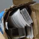 Cordless Room Darkening Venetian Blind - 33 Inch Width, 64 Inch Length, 2" Vinyl Slat Size - White - GII Luna Light Filtering Horizontal Mini Windows Blinds for Interior by Achim Home Decor