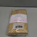 PurpleEssences 6-Pack Kitchen Towels - 15x25 Inch 100% Cotton Waffle Weave - Absorbent, Reusable Dish & Hand Towels with Hanging Loop for Home & Bar Use Fall Thanksgiving - Assorted - Tan