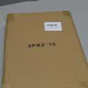 KINLINK 8x10 Picture Frame White Set of 4, Wooden Photo Frames Matted 5x7 with Plexiglass for 5x7 with Mat or 8x10 without Mat for Table and Wall Display