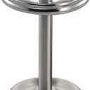 InterDesign York Metal Toothbrush Holder 5.75 in. H x 3.25 W x 3.25 in. L Chrome Silver Stainless steel