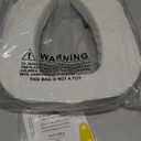 Lunderg Padded Toilet Seat Riser for Seniors - Adds 2 inches. Universal Fit - FIRM Raised Toilet Seat Cushion with High-Density Foam for Enhanced Comfort & Elevation. Post-Surgery Must have (White)