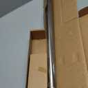 Ivilon Window Curtain Rod Decorative End Cap Design, 1 Inch Rod, 28 to 48 Inch. Brushed Nickel