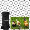 50 x 50 ft Aviary Bird Netting Chicken Netting Commercial Grade Heavy Duty Knotted 2 inch Mesh for Chicken Coops Poultry Blueberries Fruit Trees Net Aviary Gamefowl Garden