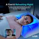 Nuzzle Cooling Adjustable Pillows for Side Sleepers, Luxury King Size Set of 2 Bed Pillows Hotel Collection - Best Adjust Height Soft Firm Pillows for Back, Stomach and Side Sleepers (White)