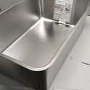 Stainless Steel Litter Box with Handle, Large Metal Cat Litter Box with High Sided for Big and Small Cats, Kitty Litter Boxes, Non-Stick, Easy to Clean, Odor-Free, Cat ToiletLitterbox (23.4"L15.6"W7.8"H)