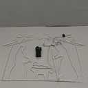 23" Christmas Window Silhouette Lights Large Light up Nativity Scene Window Decorations with 80 LEDs Nativity Star of Bethlehem Angel for Yard Lawn Home Party Patio Garden Wall, 8 Modes