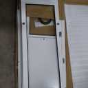 Large Dog Door for Sliding Glass Door - Right Open Amount from Inside - Overall Size: 81 3/4 Inch x 16 1/8 inch, Flap Size: 11.5"(W) x 16.5"(H)