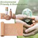 2 x Neworld Honeycomb Packing Paper,Eco Friendly Bubble Cushioning Wrap for Moving,Products & Gifts Wrapping Paper,Recyclable Cushioning Packing Material (15" x 50') With 20 Fragile Sticker Labels