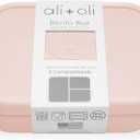 Ali+Oli Silicone Bento Box (Blush) Lunch Box for Kids, Toddlers, Preschoolers & Adults | BPA-Free and Spill-Proof | Ideal for School, and On-the-Go Meals| Perfect for Lunch, Snacks, and Meals