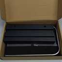 Now Playing Vinyl Record Stand,Light Up Wooden Album Display Holder with Acrylic Sign, Multi Color LED Now Spinning Hip Hop Record Wood Rack,LP Record Player Accessories Gift