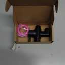 Metal Shower Diverter Valve, YDmeet 3 Way Shower Head Diverter for Handheld Showerhead and Fixed Rainfall Shower Head, Universal G1/2 Bathroom Shower System Replacement Part, Matte Black