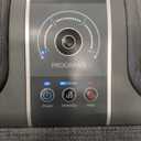 Homedics Deluxe Foot Massager & Calf Massager with Gentle Warmth, Rolling & Compression Massage, Adjustable Tilt, Washable Liners, 4 Programs, 3 Intensity for Muscle Relief and Post-Workout Recovery