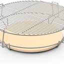 only fire Barbecue Cooking Grate System Grilling Accessory for Weber 22" Kettle Grill and Other Similar Size Kettle Grills