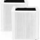 211+ Replacement Filter Compatible with Blue Air 211 Air Purifier, Fit for Blue Air Filter Replacement 211, Foldable Particle and Activated Carbon Fits for Blue Pure 211+ Air Purifier (Non-Auto) (White)