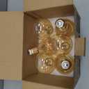 2200k Led Light Bulb,Vintage A19 Edison Bulbs,Dimmable Amber Warm White Tone Light Bulb,Antique Led Filament Light Bulbs,Old Style Light Bulbs,40W/60W Equivalent,4 Watt/6 Watt,E26 Base