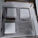 Signature Design by Ashley Wystfield Farmhouse Square Storage Coffee Table with Hinged Lift Top, Distressed White