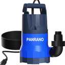 Sump Pump 3/4HP Submersible Water Pump 3500GPH Electric Portable Transfer Water Pumps for Pool Draining with 16.4ft Power Cord, Manual