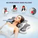 Cervical Neck Pillow for Pain Relief, Ergonomic Memory Foam Neck Support Pillow for Sleeping, Cooling Comfort Designed for Side Back Stomach Sleepers