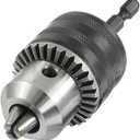 Yakamoz 1.5-13mm Quick Change 1/4-Inch Hex Shank Drill Chuck Adatper with Key Convert Impact Driver and Wrench to Drill Attachment Tool