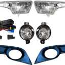 Pair Fog Light & Corner Turn Signal Lamp w/Wiring Fit for 2013-2015 Altima NI2531118
