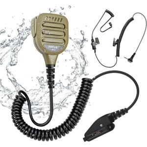 IP65 Waterproof Shoulder Mic for Kenwood Nexedge Radio NX-200 NX-210 NX-300 NX-3200 NX-3300 NX-3400 NX-410 NX-411 NX-5200 NX-5300 NX-5400