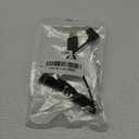 3.9 Feet Micro HDMI to HDMI 4K@60Hz Coiled Cable, Downward Angle Micro HDMI 2.0 Male to HDMI 2.0 Male High Definition Adapter Converter Spiral Spring Cord, 18Gbps High Speed