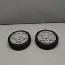 CheeMuii 193912X460 Lawn Mower Wheel 2 Pcs 8" Push Mower Front Drive Wheels Replace for Hu sqvarna AYP 581009202 193912X460 Replace for Craftsman 917376161