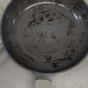 PRICUSIS Nonstick Ceramic Frying Pan with Lid, Non Toxic Skillet, Healthy Egg & Omelet & Chef's Skillet, PTFE PFOA & PFAS Free, Induction Compatible. (10Inch W/L) (Gray)