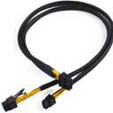 AKUYAO 10PIN to Dual 8PIN(6+2) Power Supply Adapter Cable for HP DL380 G8 G9 and GPU 50CM