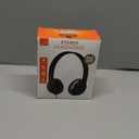 GPX IAH57B Wired Headphones Padded 3-d Accs Swivel Earcups/adjustable Headband