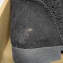 LseLom Girls Ankle Boots Kids Ankle Booties Bow Side Zipper Low Heel Outdoor Warm Shoes for Little Kids/ Big Kids Suede Black Size 3