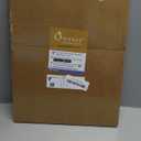 OWENIE Sheer Curtains 84 inches Long 2 Panels Set for Living Room/Bedroom, Rod Pocket Voile Sheer Panel Drapes, White, 2pcs, Each 42" W x 84" L