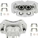 Rear Disc Brake Caliper Assembly with Bracket fit for 2000-2004 Ford F-250 F-350 Super Duty, 2000-2005 Ford Excursion, Rear Left and Right Caliper set with 2PC, 18-B4752 + 18-B4753