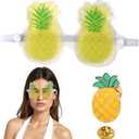 Coldpa Cooling Eye Mask, Boo Boo Ice Pack, Kids Ice Pack, Reusable Cold Eye Mask for Hot Cold Treatment for Eye Strain, Reusable Pineapple Gel Eye - Hot Therapy for Puffy Eyes & Headache Relief 2 Pack