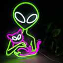 Alien Neon Signs Alien LED Light Alien Cat Neon Light Cat Neon Sign Aesthetic Room Decor Nursery LED Sign Custom Neon Sign UFO Neon Sign