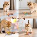 Interactive Cat Toy Ball - Automatic Interactive Cat Toy Designed by Mice, A Mobile Cat Ball, Boring Indoor Cat Toys
