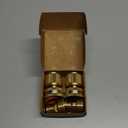 Brass Hose Quick Connect, 3/4 Inch GHT Thread Garden Hose Quick Connector No-Leak Water Hose Quick Connect Fittings Male and Female - 2Packs