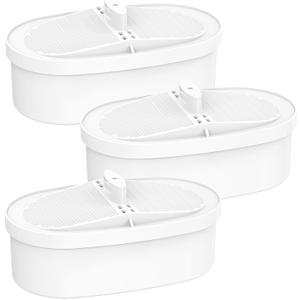 Replacement Filter for Water-drop WD-PF-01A Plus, 3 Pack - Reduces PFOA/PFOS, Chlorine, Lasts 3 Months or 200 Gallons, Compatible with Water-drop Pitchers