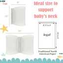 2PC Newborn Photography Butterfly Posing Pillow Basket Filler & Positioner for Babies DIY Newborn Professional Photography Prop White