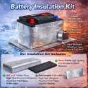 Battery Wrap Heat Shield Barrier Cell Saver Battery Insulation Kit (40'' x 8'')