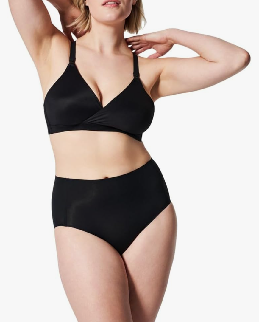 SPANX Nursing Bra - Comfy Nursing Bra for Breastfeeding with Ease - Wire-Free - Maternity Bra with Support ,Medium