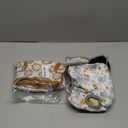 Washable Female Dog Diapers (3 Pack) - Doggie Reusable Small Medium Large Dog Diapers for Doggy Puppy Female in Period - Highly Absorbent Dog Heat Panties (Medium, Rabbit, Owl, Lion)