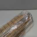 UNISHADES Cordless Bamboo Roman Shades for Windows, Blinds Size (30.5" W 48" H) Colour (Highfield Teak)
